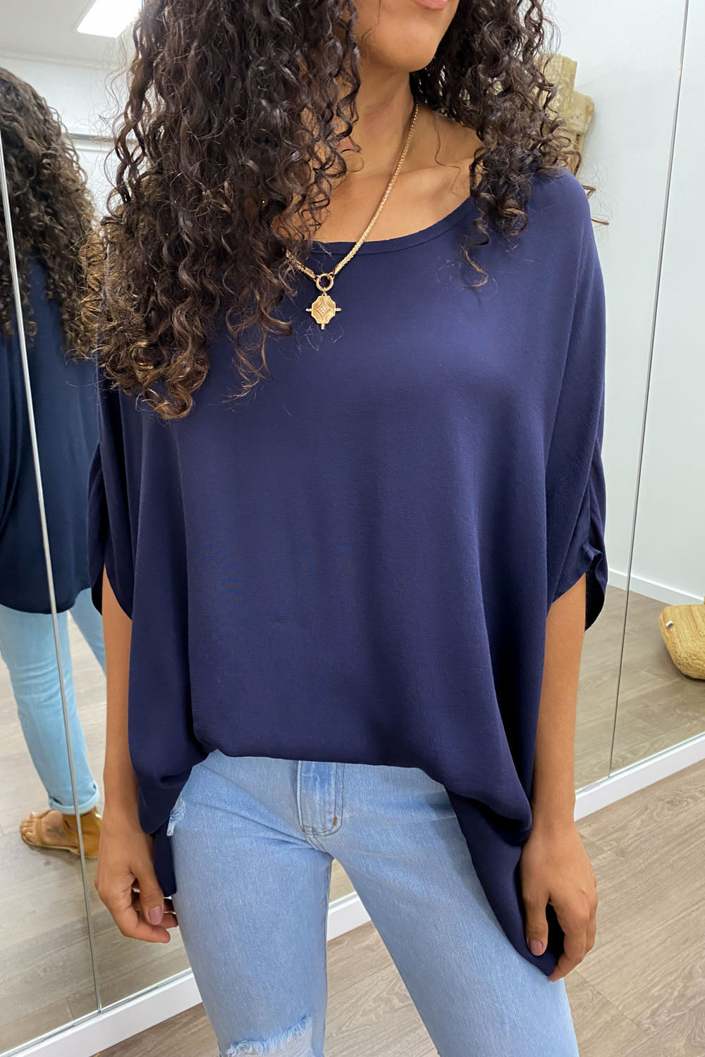 Zara Basic Drape Top