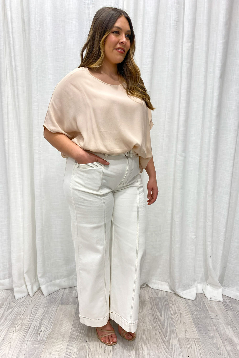 Zara Basic Drape Top