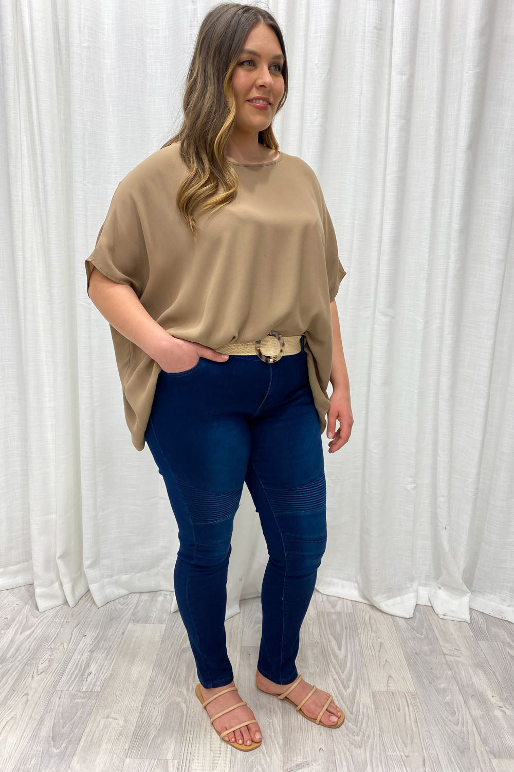 Zara Basic Drape Top