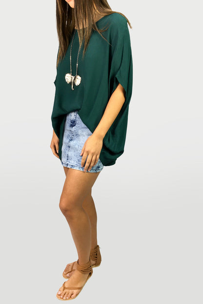 Zara Basic Drape Top